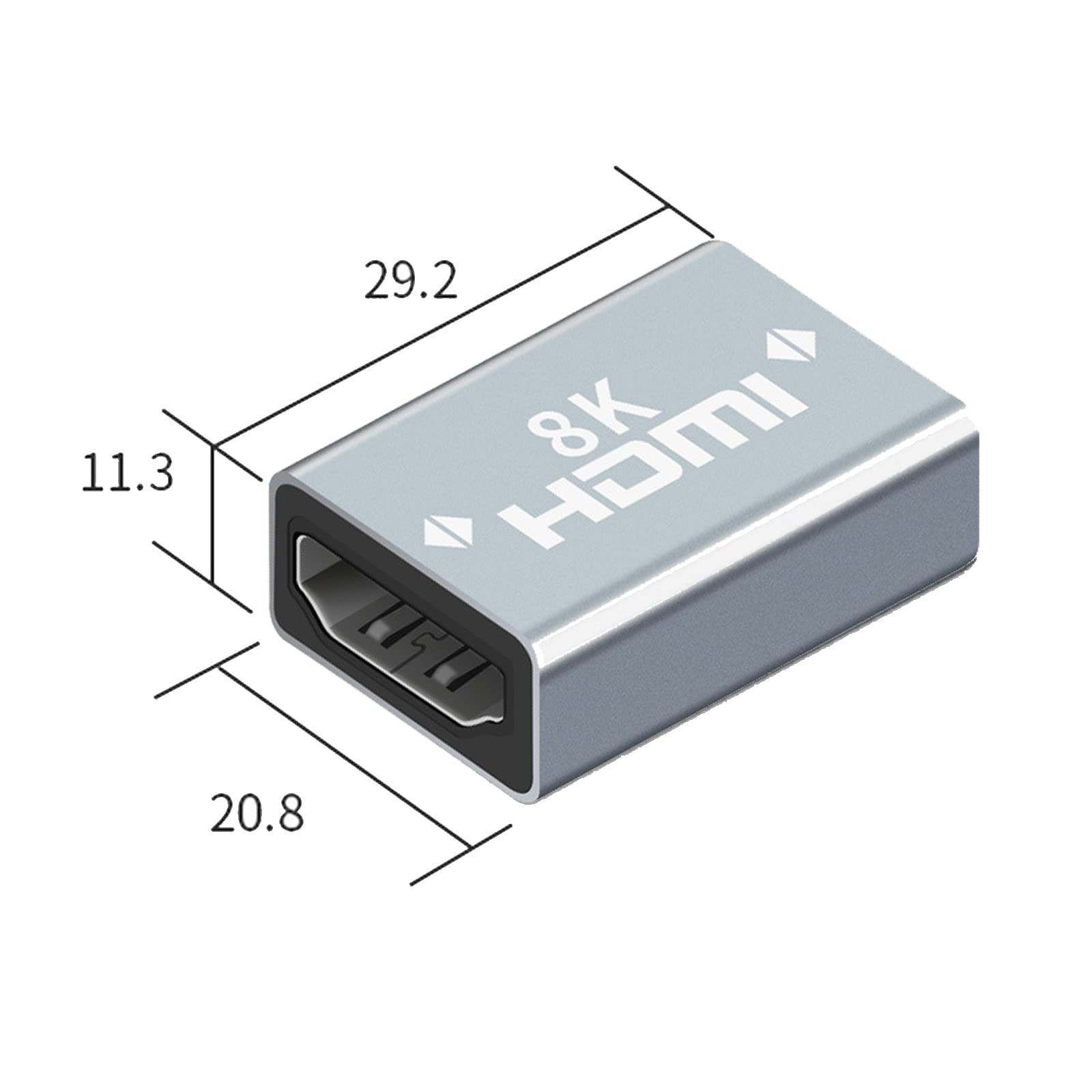Amazon | 【2個セット】 HDMI 中継アダプター 延長コネクター